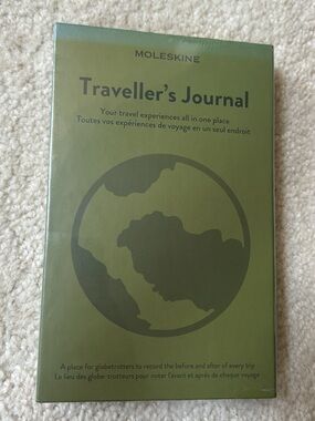 NWT Moleskine Traveller's Journal in Olive Green